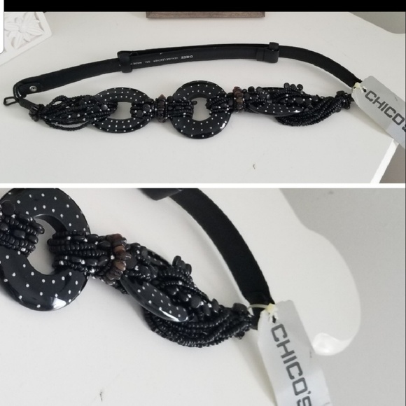 Chico's Accessories - 🚫Chico's Medallion Beaded Belt NEW